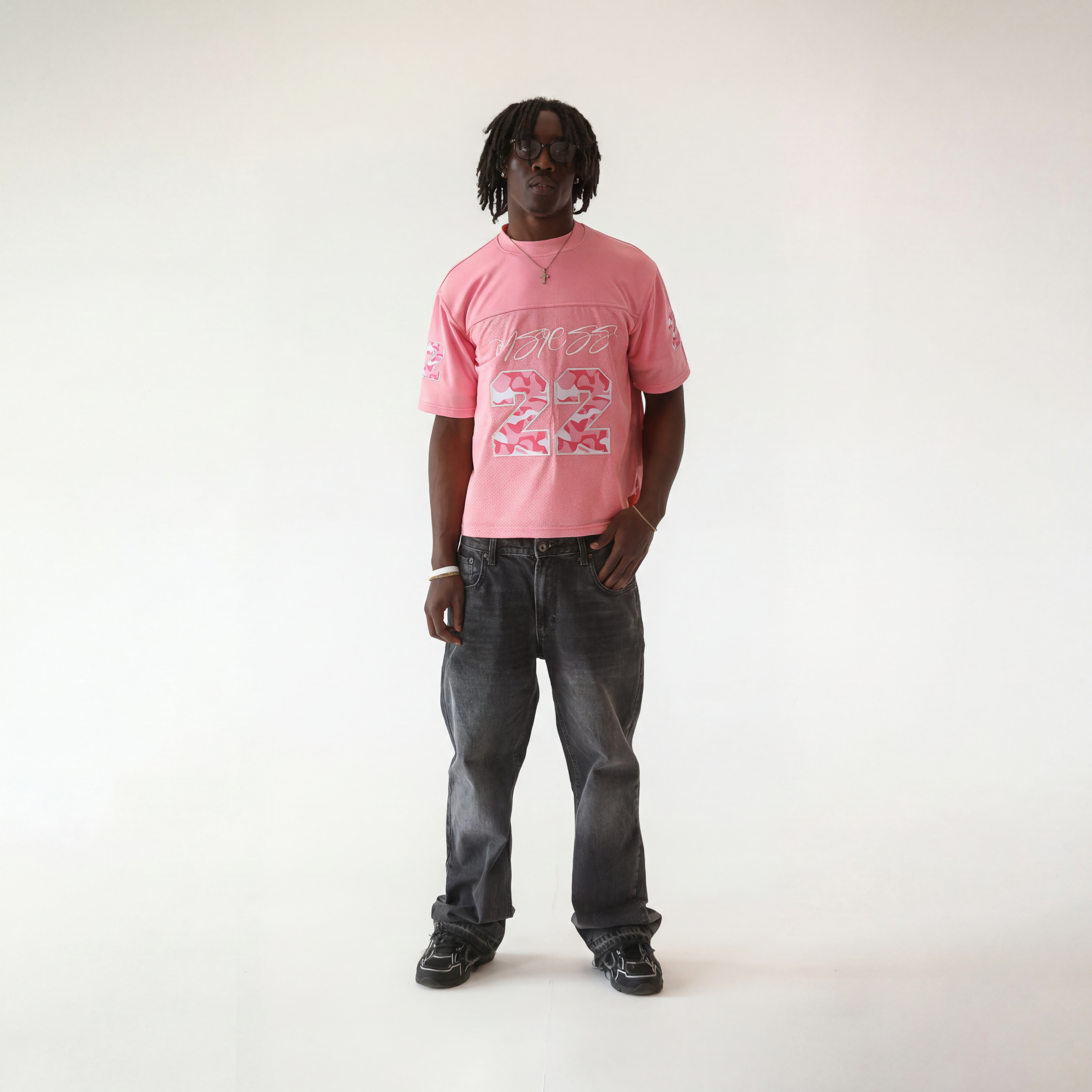 Pink Camo Jersey | Lightweight Unisex Streetwear Fit – BASICSS