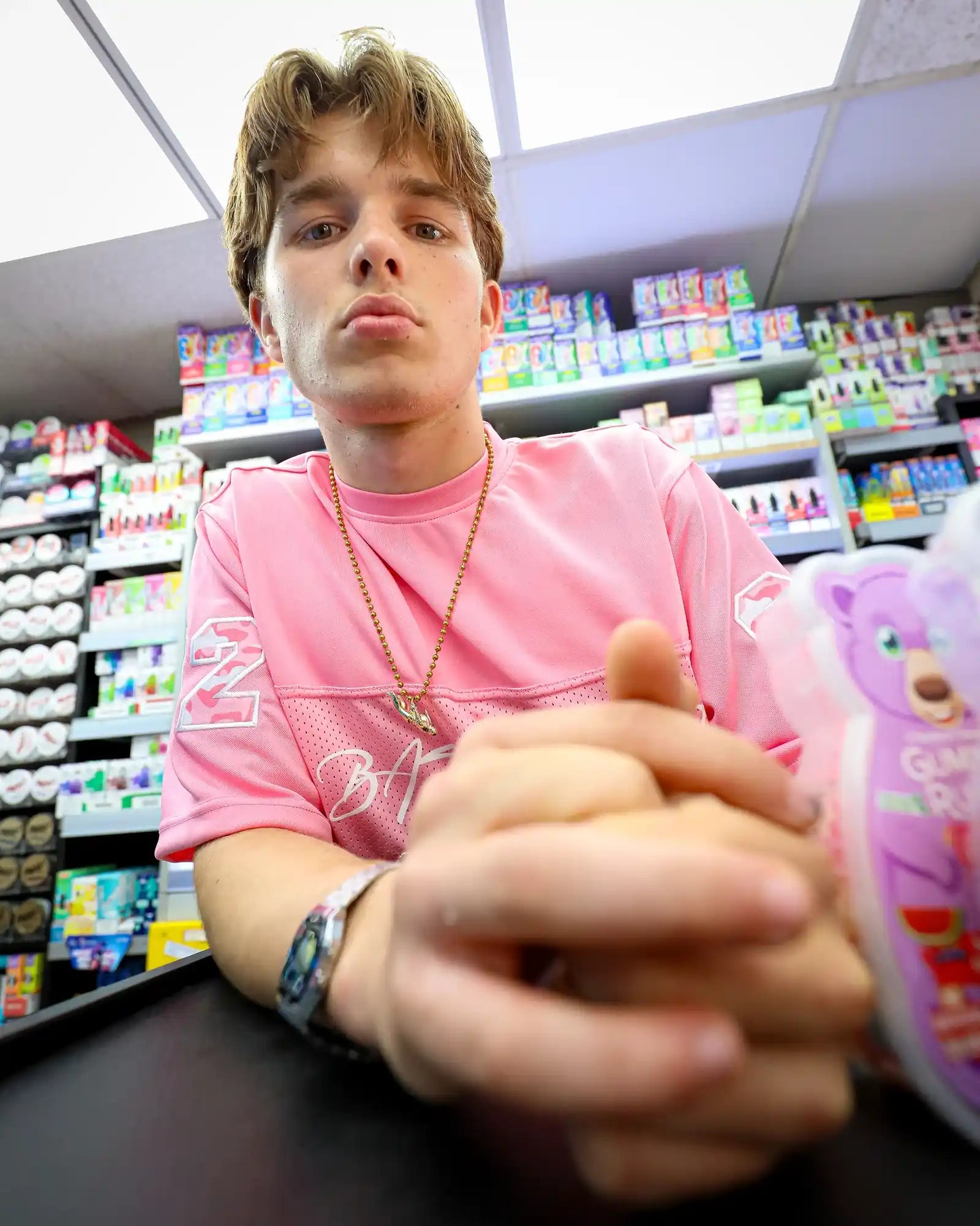 PINK 22 CAMO JERSEY