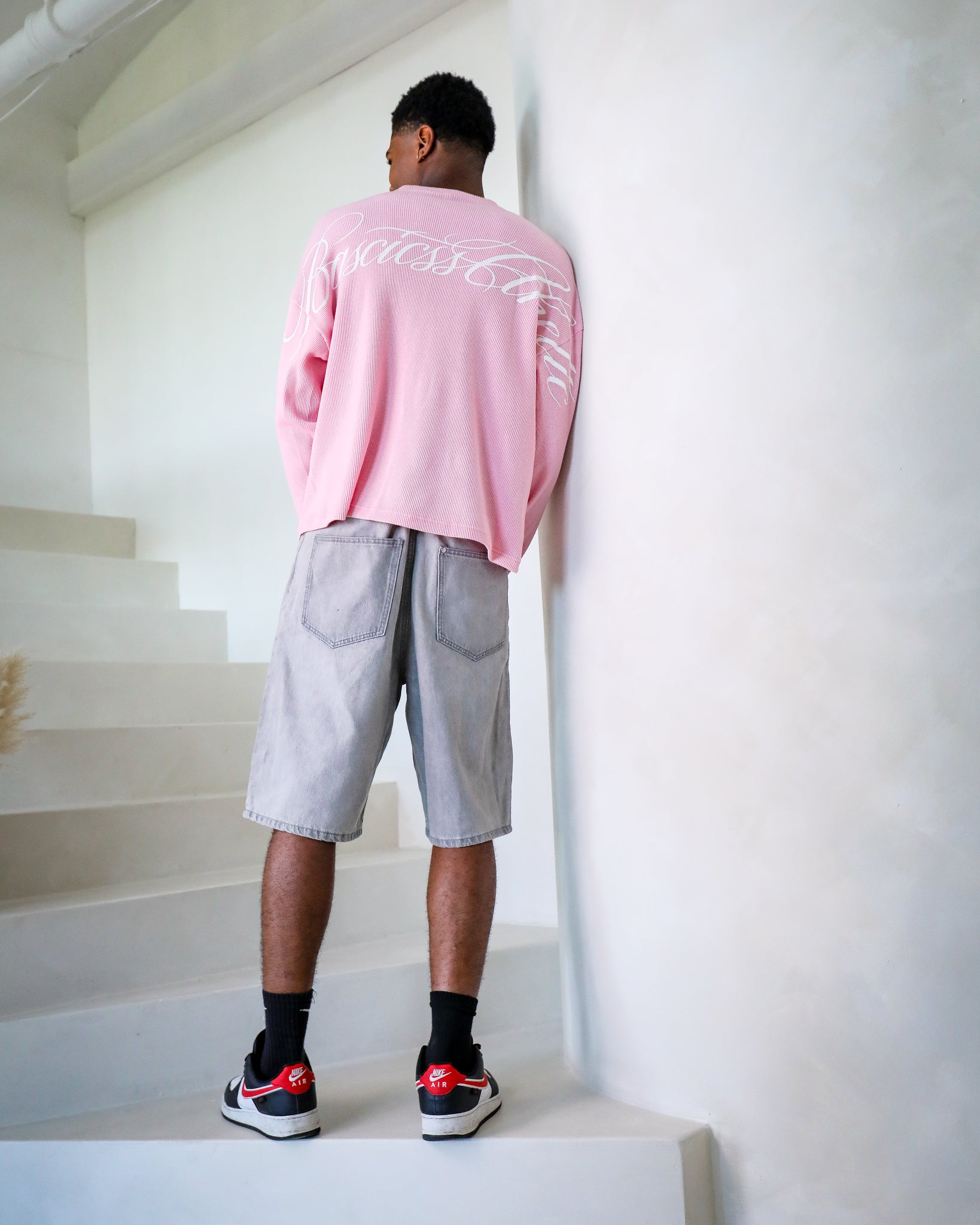 PINK WAFFLE LONGSLEEVE