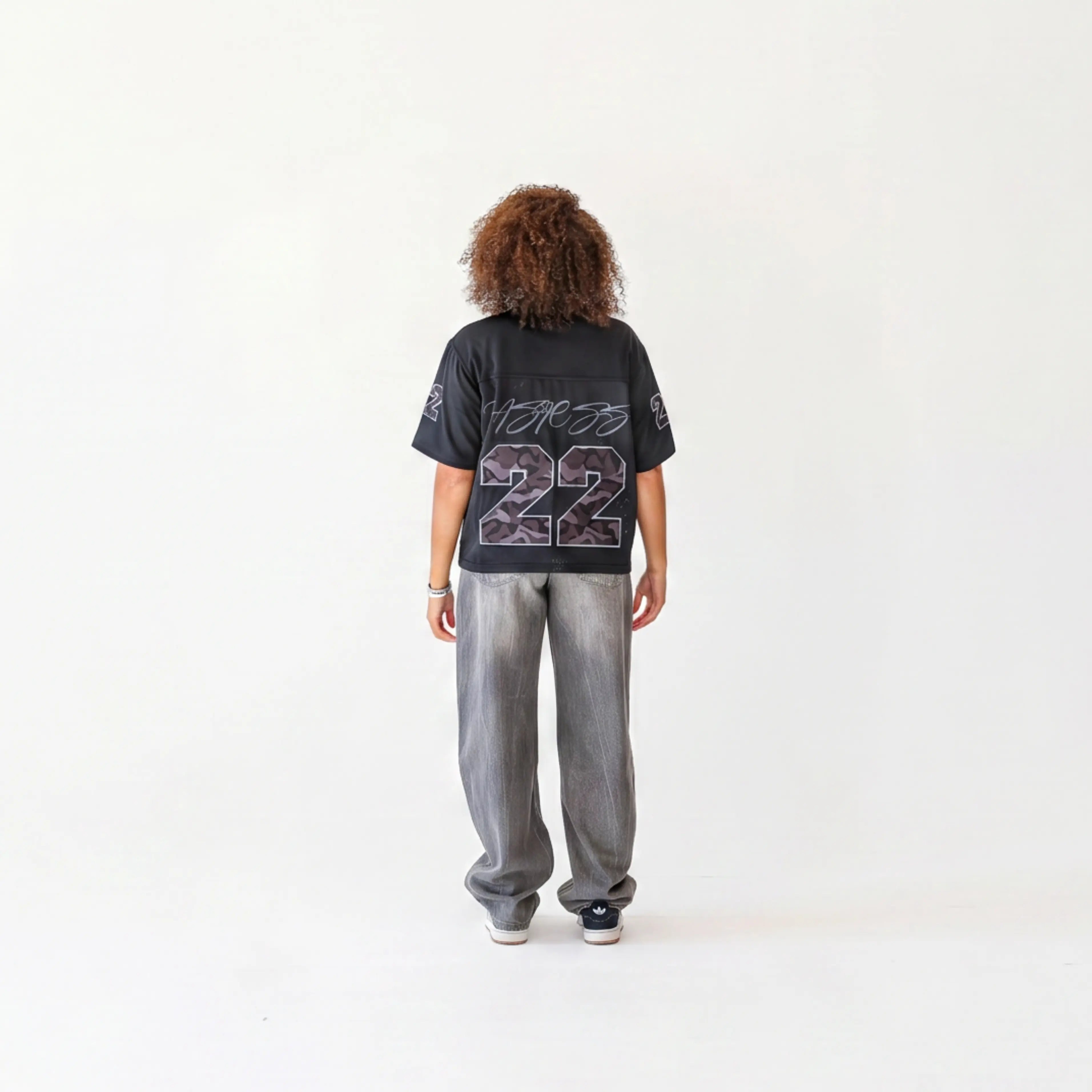 BLACK 22 CAMO JERSEY