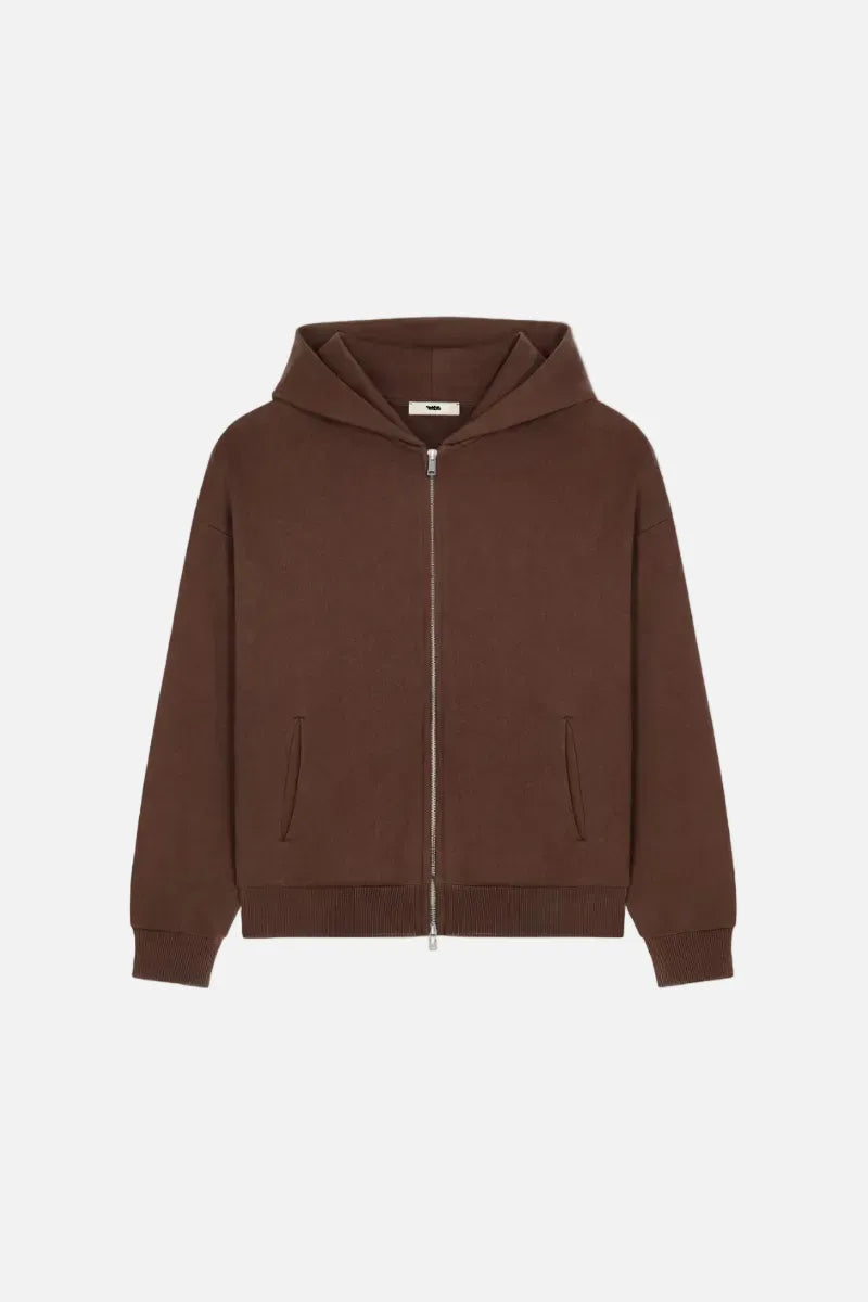 MOCHA CLOUD ZIP-UP