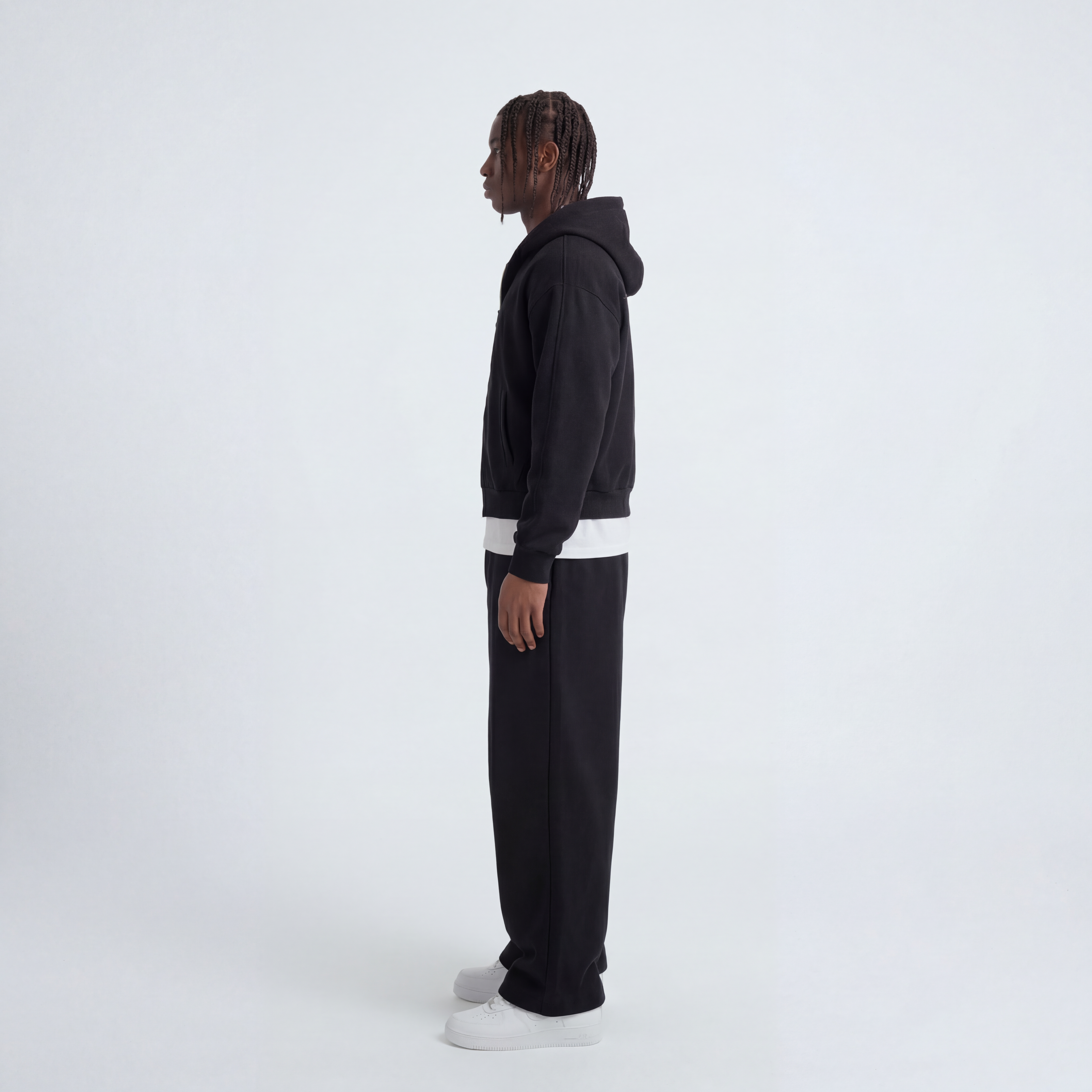 BLACK CLOUD ZIP-UP