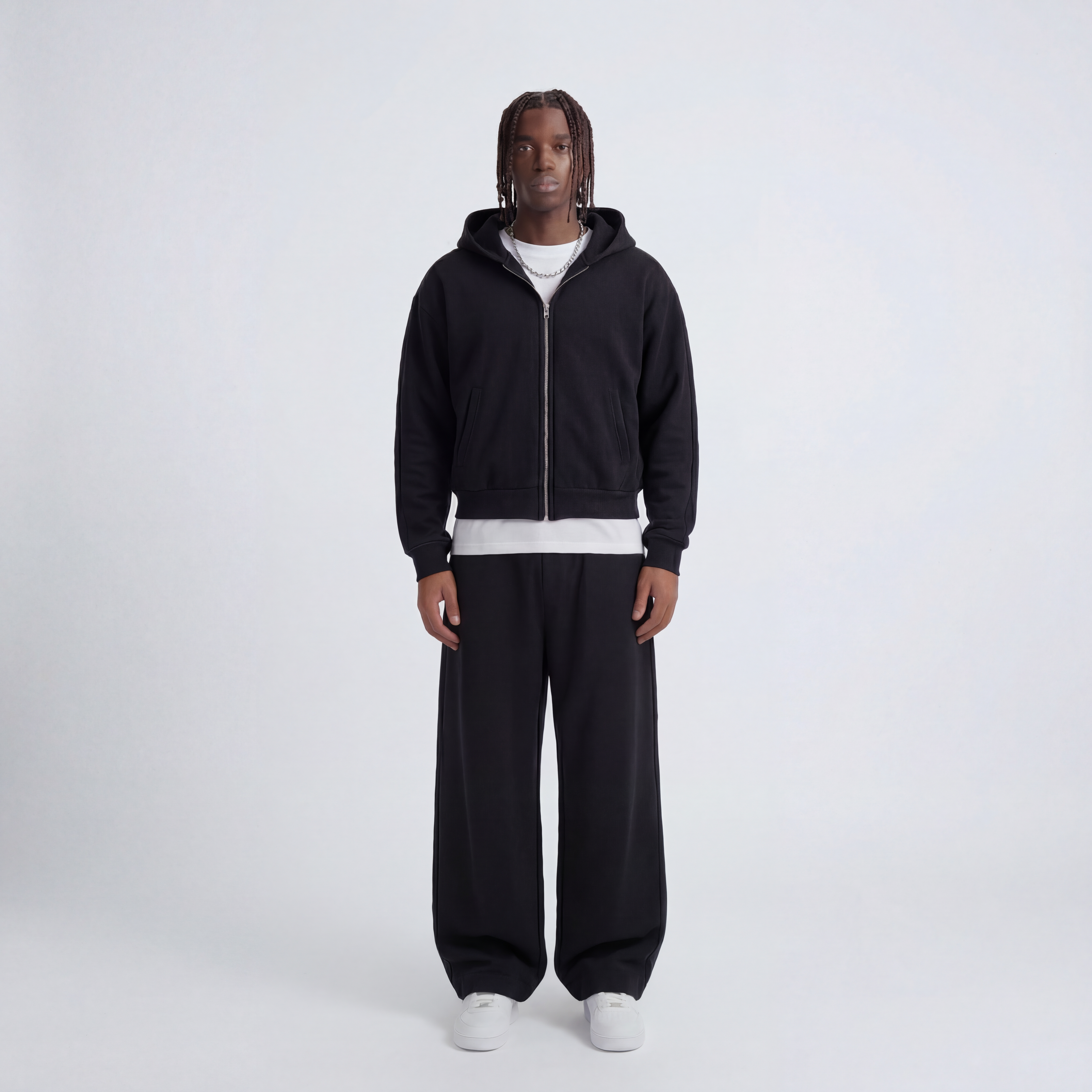 BLACK CLOUD ZIP-UP