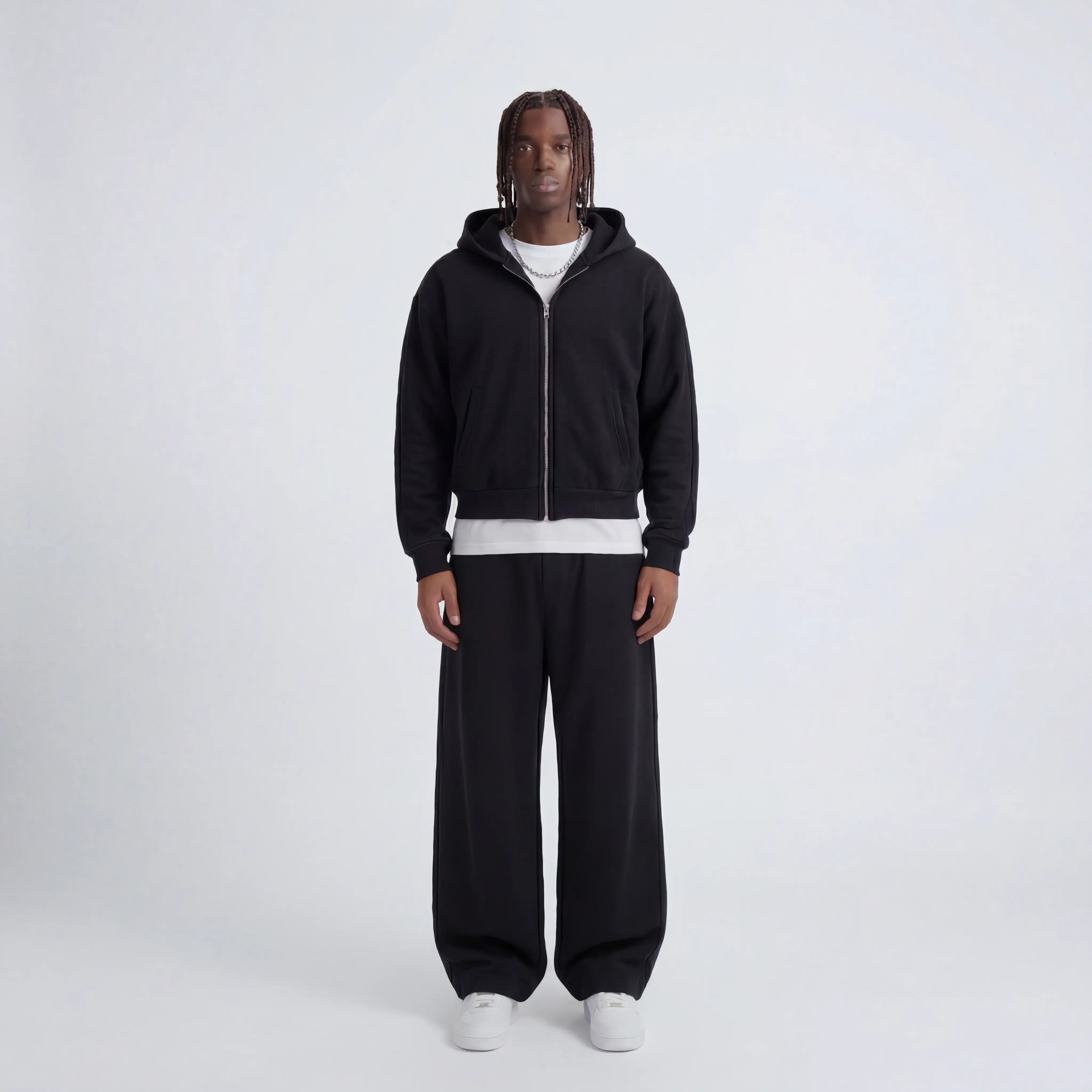 BLACK CLOUD ZIP-UP
