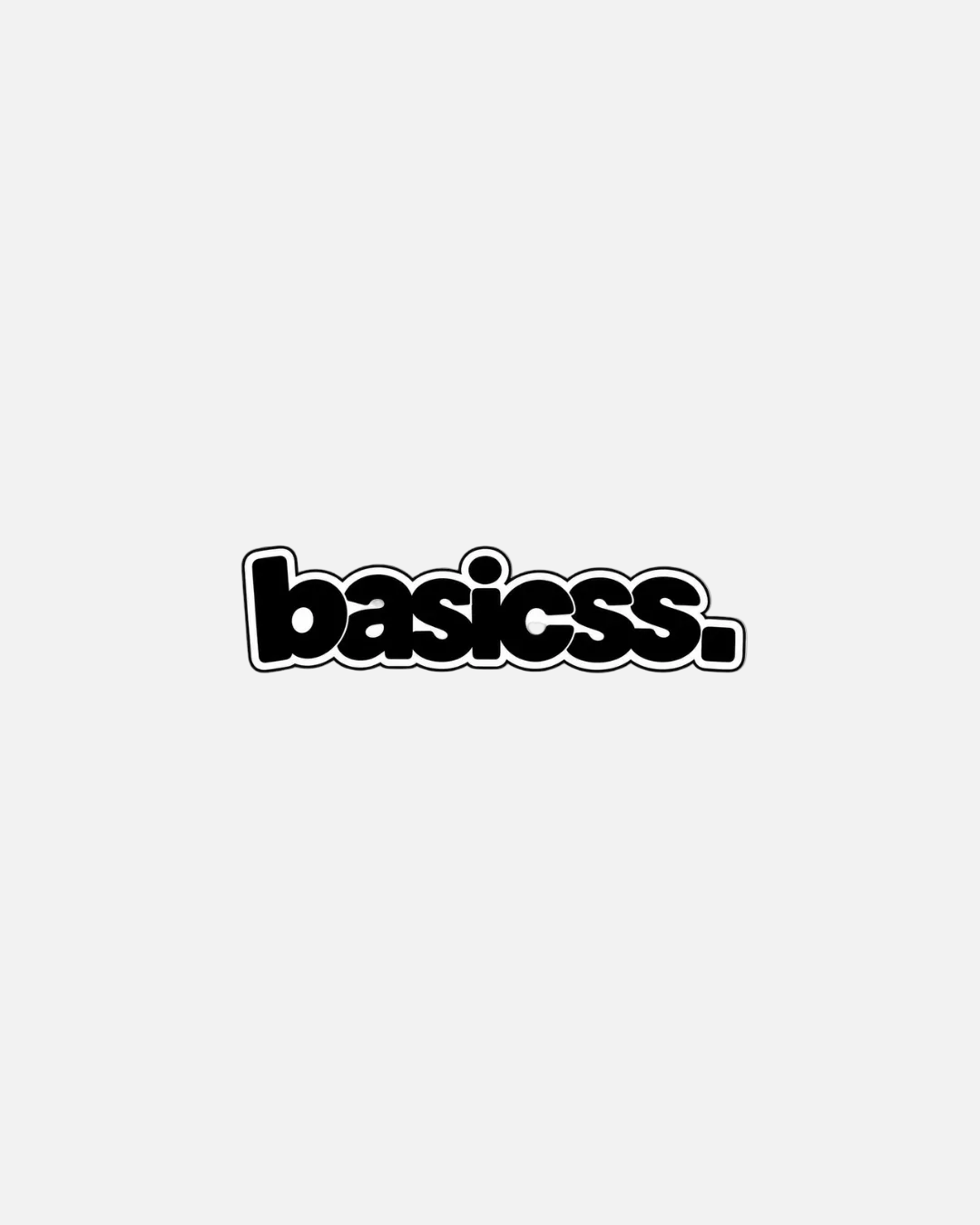 Black rectangular object with circular center on a white background