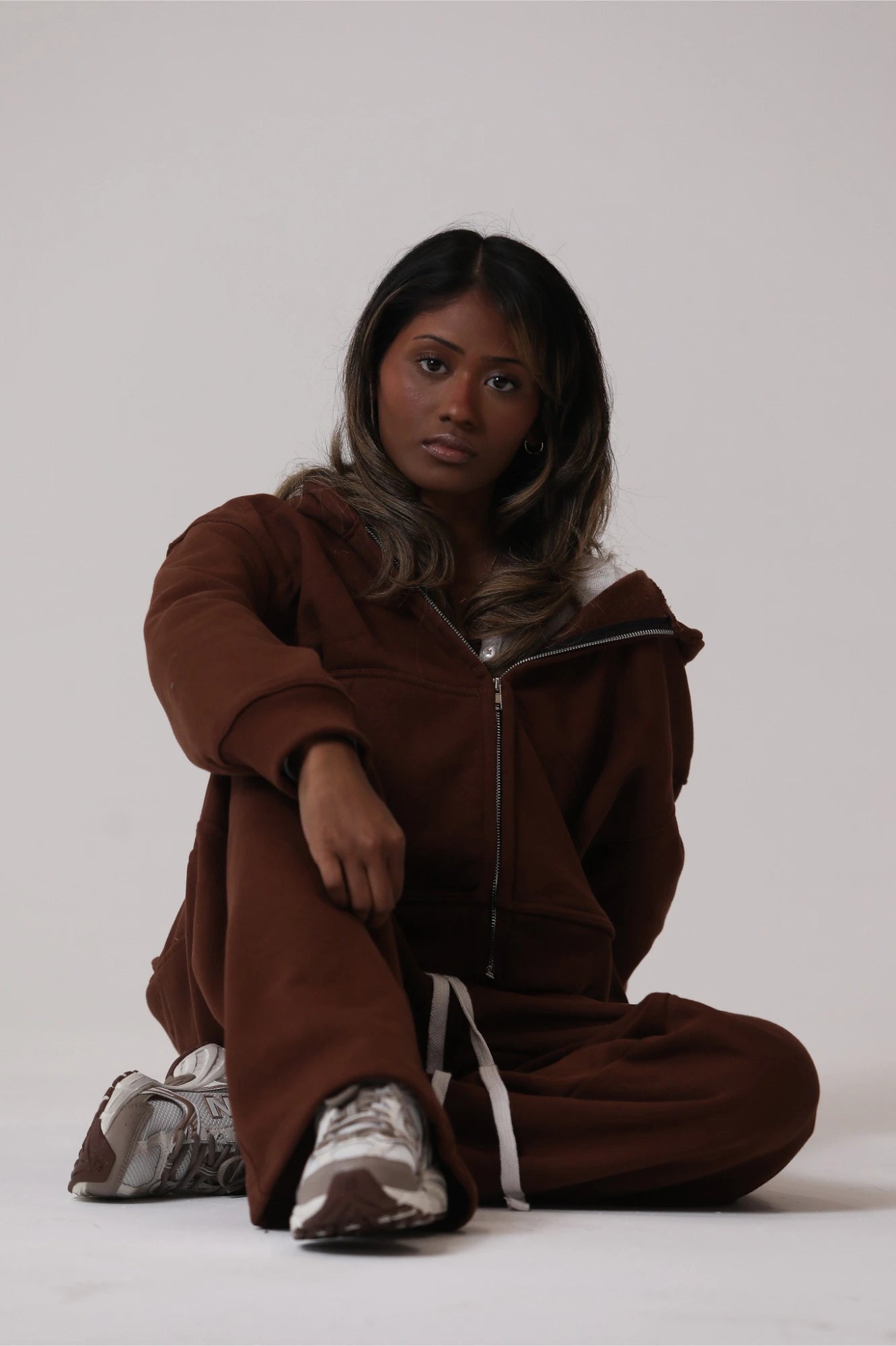 MOCHA CLOUD ZIP-UP