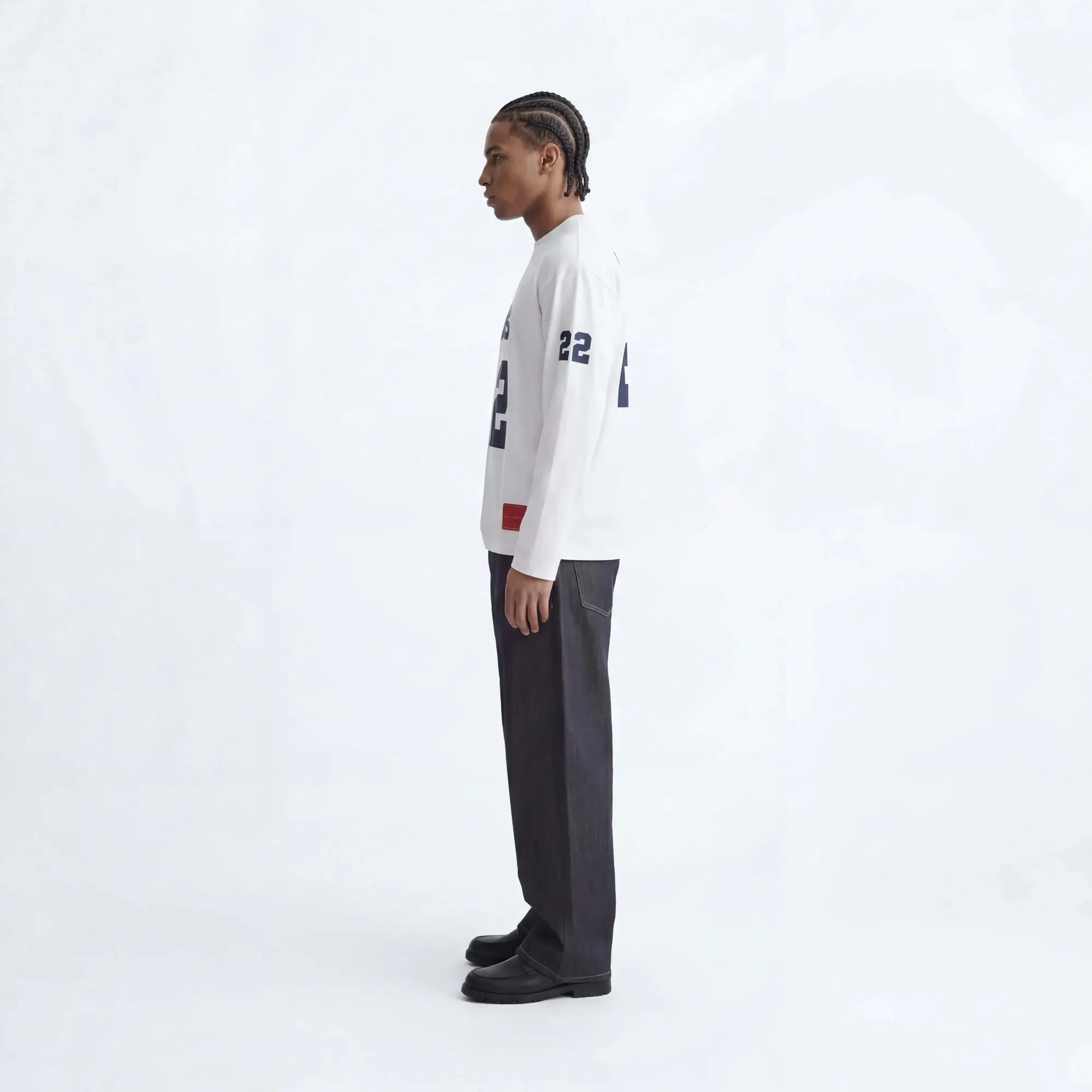 WHITE 22 LONG SLEEVE