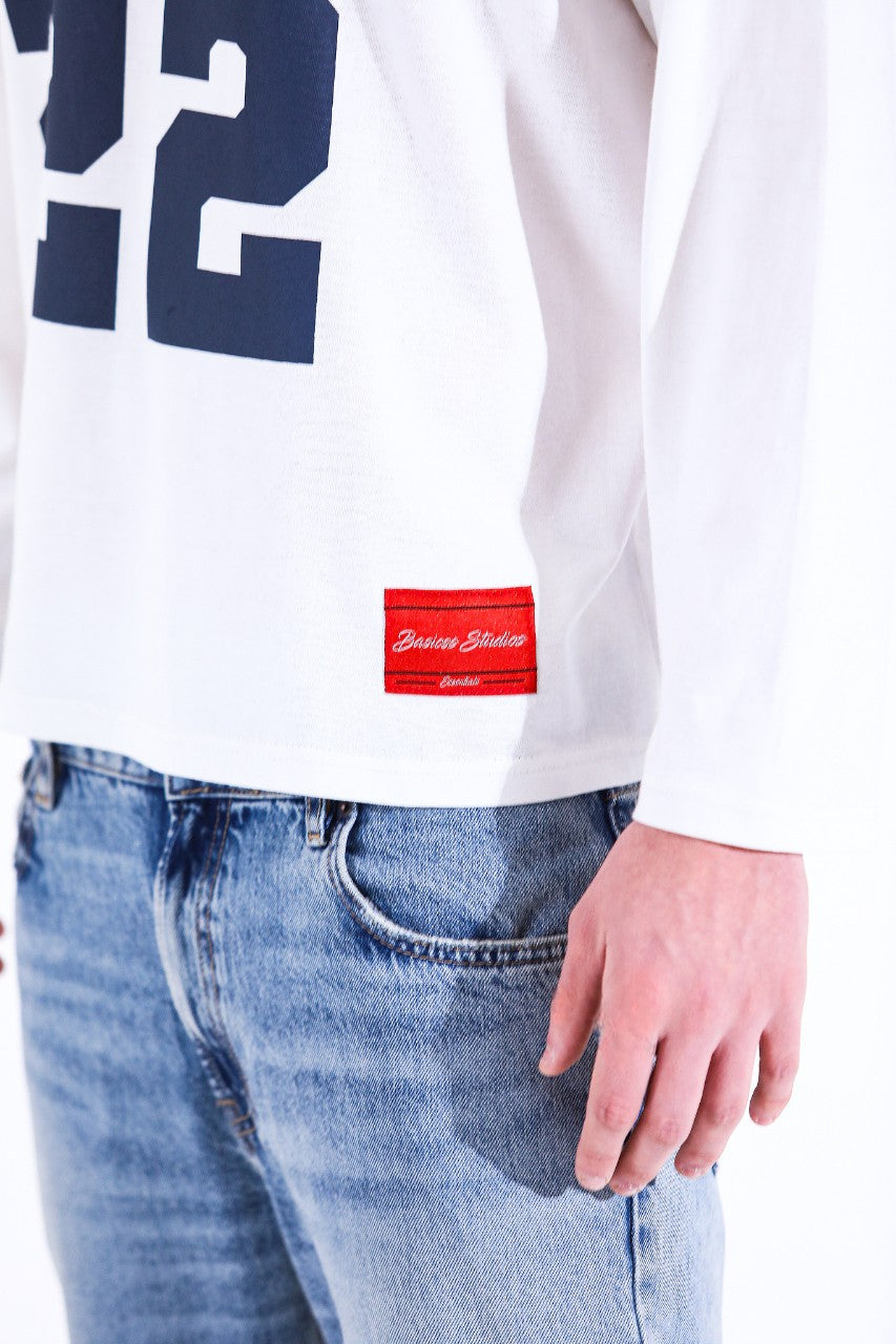 WHITE 22 LONG SLEEVE JERSEY
