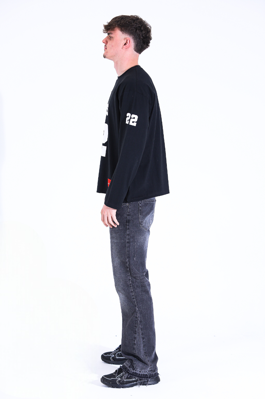 BLACK 22 LONG SLEEVE JERSEY
