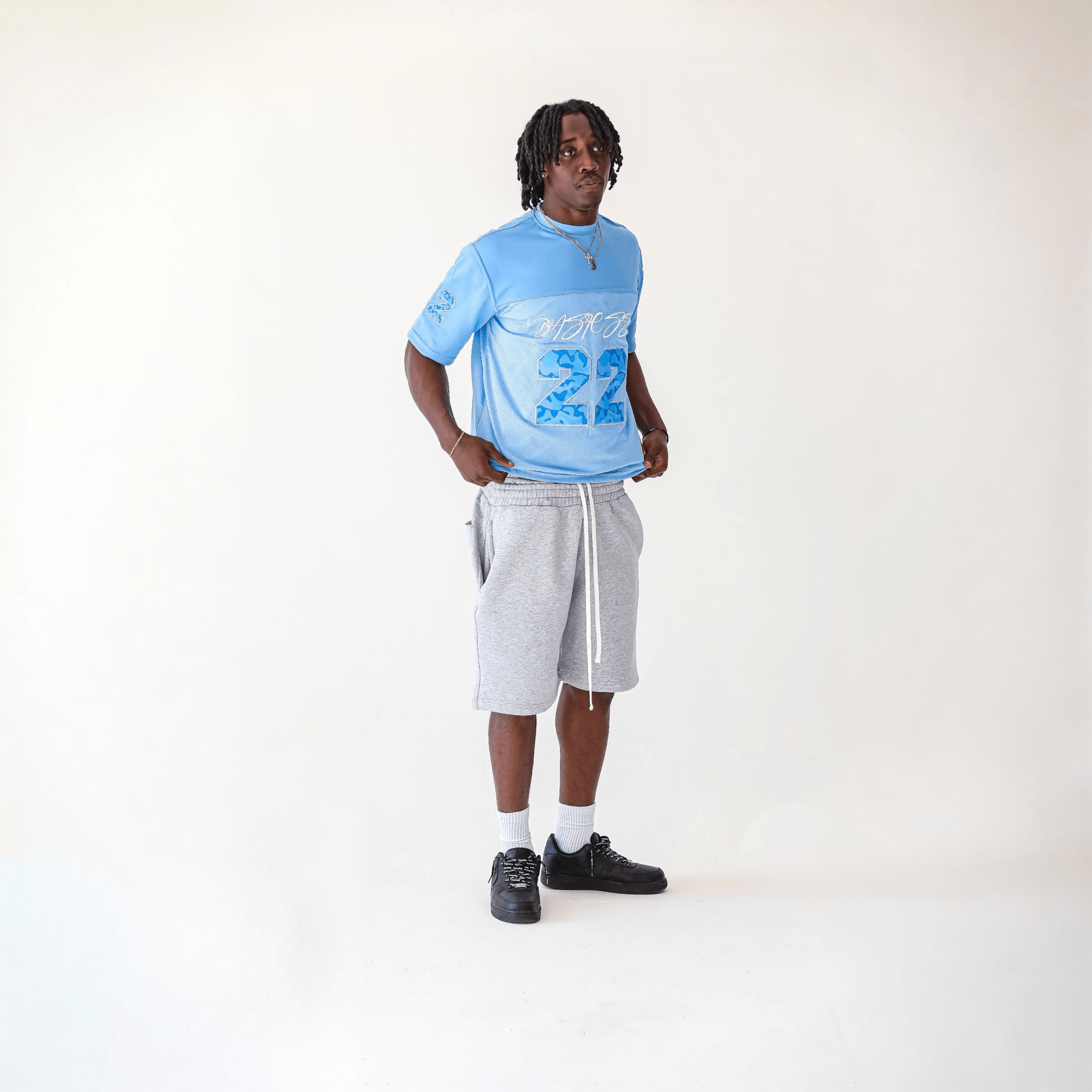LIGHT BLUE 22 CAMO JERSEY