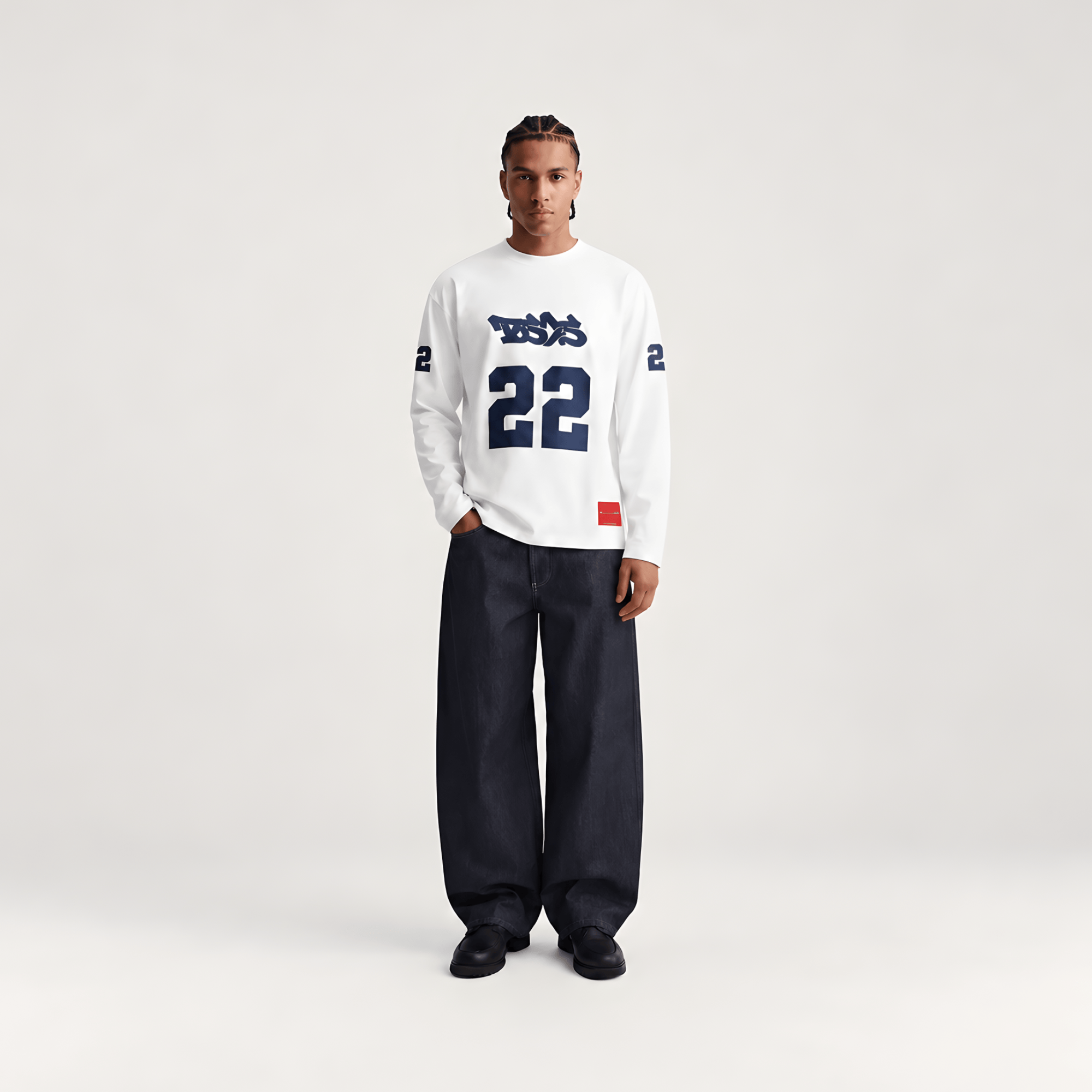 WHITE 22 LONGSLEEVE
